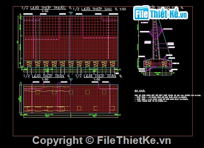 Bản vẽ,bản vẽ cad,bản vẽ kè chắn đất,kè bằng bê tông